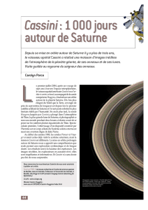 1000 jours autour de Saturne