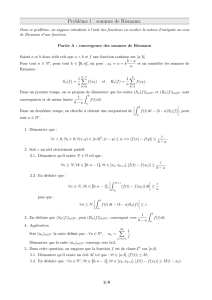 Problème 1 : sommes de Riemann. - IMJ-PRG