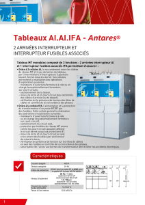 Tableaux AI.AI.IFA - Antares® - FR