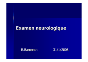 Examen neurologique et langage