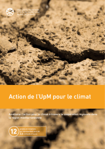 Action de l`UpM pour le climat