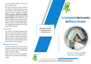 tryptique scintigraphie.indd - Centre Hospitalier de Pontoise