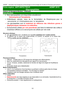Fiche INTERNAT Glycopeptides AEMIP 2015