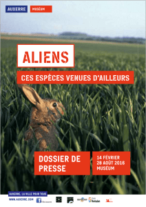 Dossier de presse Aliens - Muséum d`Histoire Naturelle