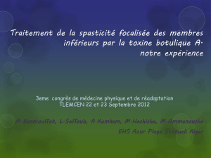 C 9 en pdf - Société Algérienne de Médecine Physique et