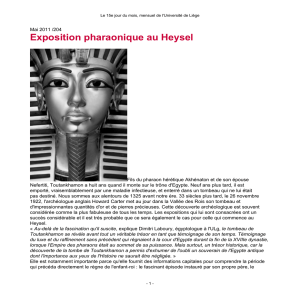 Exposition pharaonique au Heysel - Le 15e jour