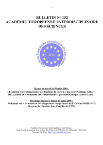 Bulletin n° 132 - Académie Européenne Interdisciplinaire des
