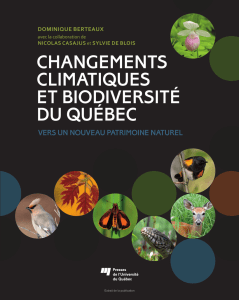 Changements climatiques et biodiversité du Québec