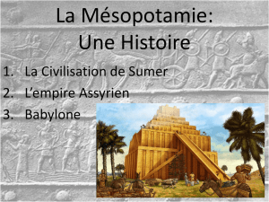 La Mésopotamie: Une Histoire