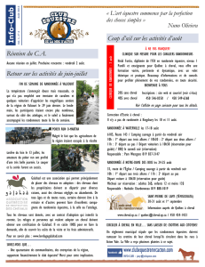 Bulletin Info-Club, Vol. 1, N o 4. août 2013