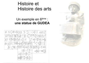 HDA Etudier la statue de GUDEA