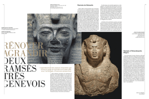 Ramsès d`Héracléopolis Magna - Musées de la Ville de Genève