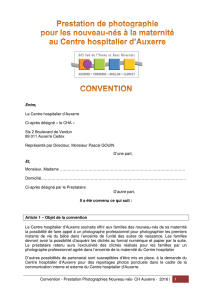 Convention - GCS Sud de l`Yonne et Haut Nivernais