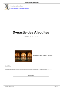 Dynastie des Alaouites