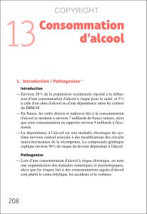 13Consommation d`alcool