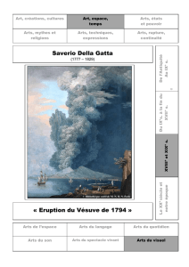 Saverio Della Gatta « Eruption du Vésuve de 1794 »