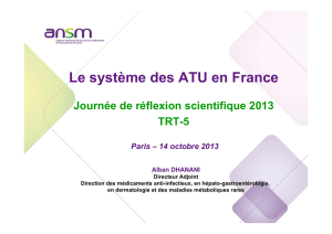 Le système des ATU en France - TRT-5