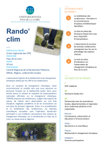 Rando` clim - URCPIE Pays de la Loire