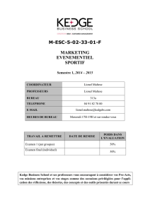 M-ESC-5-02-33-01-F MARKETING EVENEMENTIEL SPORTIF