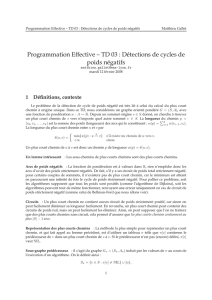 Programmation Effective – TD 03 : Détections de cycles de