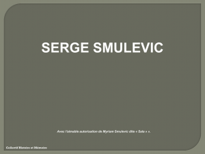 Voir et lire quelques œuvres de Serge SULEVIC (fichier PdF)