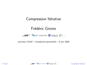 Compression Itérative