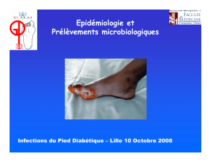 Epidémiologie et prélèvements microbiologiques - Infectio