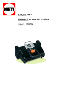 marque tefal reference gc 4006 fit n clean codic:. 2033534