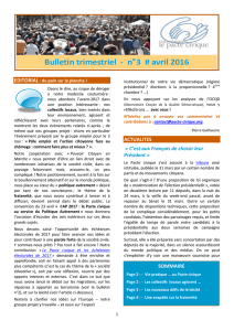 Bulletin d`info du Pacte civique, n°3, avril 2016