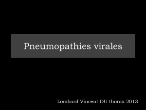 viroses et pneumopathies atypiques