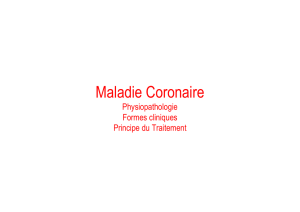 Maladie Coronaire