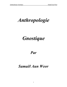 Anthropologie Gnostique