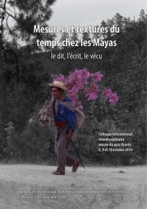 Mesures et textures du temps chez les Mayas