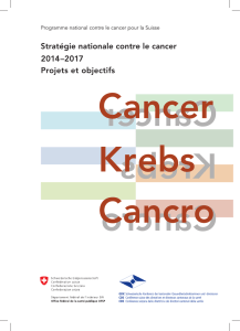 Stratégie nationale contre le cancer 2014–2017