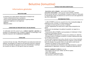 MEDECIN BELUSTINE (lomustine)