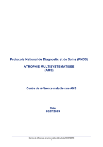 Protocole National de Diagnostic et de Soins (PNDS) ATROPHIE