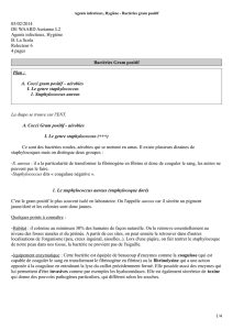 05/02/2014 DE WAARD Aurianne L2 Agents infectieux