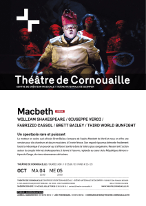 Macbeth - Théâtre de Cornouaille