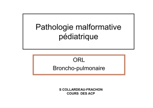 Pathologie malformative pediatrique - S. Collardeau