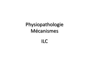 Physiopathologie Mécanismes