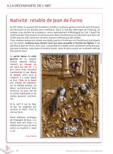 Nativité : retable de Jean de Furno - Saint