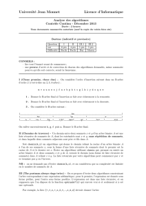 Université Jean Monnet Licence d`Informatique