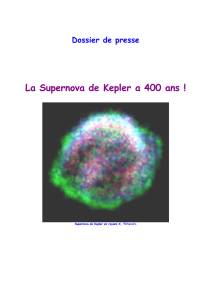 La Supernova de Kepler a 400 ans - CPPM