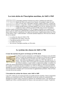 Les trois siècles de l`Inscription maritime, de 1665 à 1965 Le
