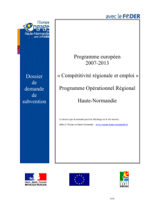 DDS FEDER Haute-Normandie - CNRS
