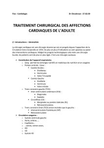 Fixe : Cardiologie Dr Choukroun : 27.02.09 TRAITEMENT
