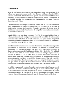 Conclusion - Banque d`Algérie