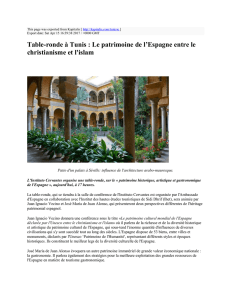 Table-ronde à Tunis : Le patrimoine de l`Espagne entre le