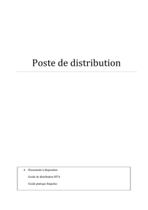 Poste de distribution