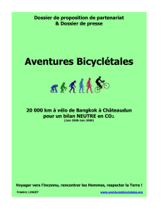 . - Aventures Bicyclétales